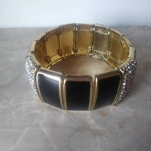 Black & Gold Sparkly Bracelet - Picture 2 of 4
